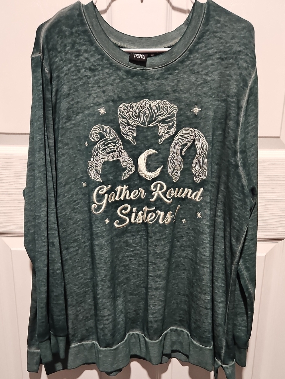 Disney Teal Green "Gather Round Sisters" Sweatshirt